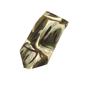 JerryJ Garcia Tie Necktie All Silk Abstract Design Paris in Rain Classic Sz